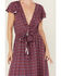 Image #3 - Beyond The Radar Women's Border Print Picnic High-Low Dress, Purple, hi-res