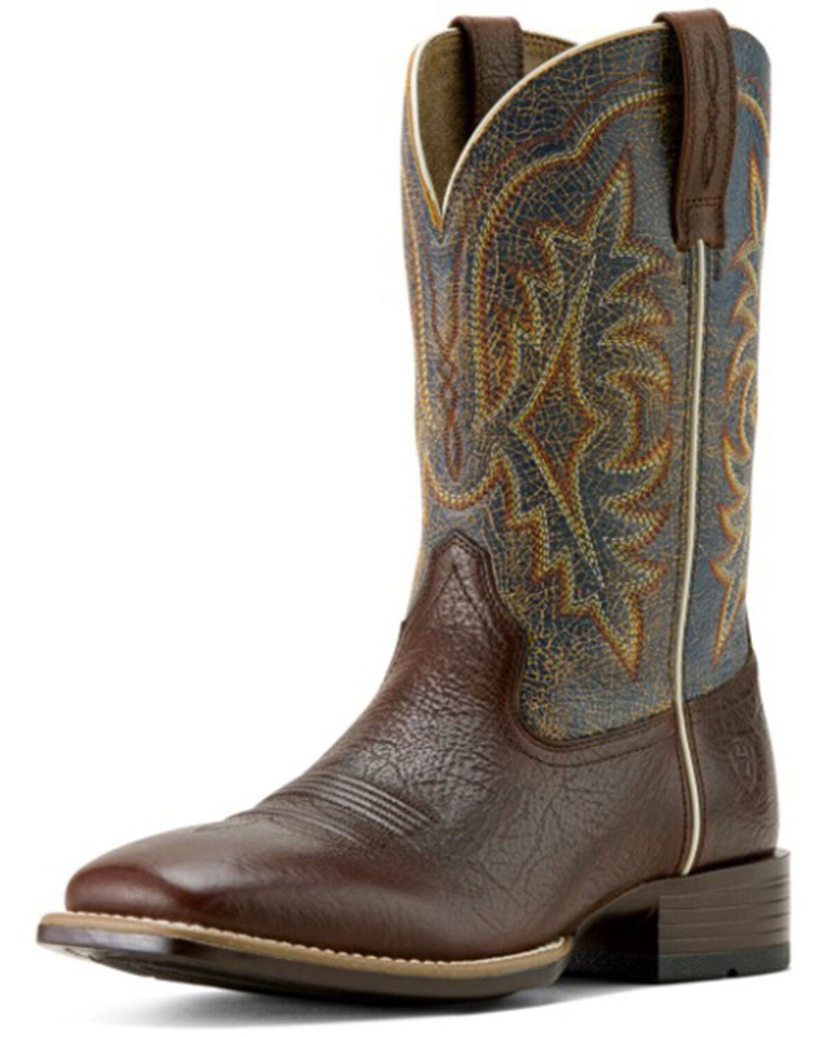 Image #2 - Ariat Men's Ryden Performance Western Boots - Broad Square Toe, Brown, hi-res