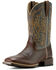 Image #2 - Ariat Men's Ryden Performance Western Boots - Broad Square Toe, Brown, hi-res