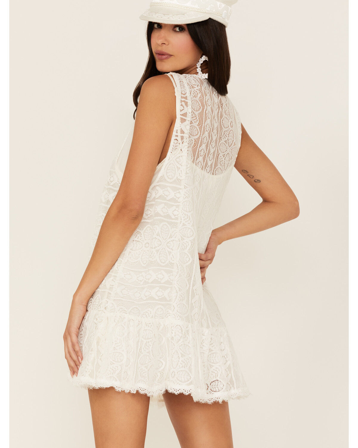 Image #4 - Free People Women's Olivia Mini Tunic, Ivory, hi-res