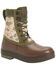 Image #1 - Xtratuf Men's 8" Insulated Legacy Lace-Up Boots - Round Toe, Green, hi-res
