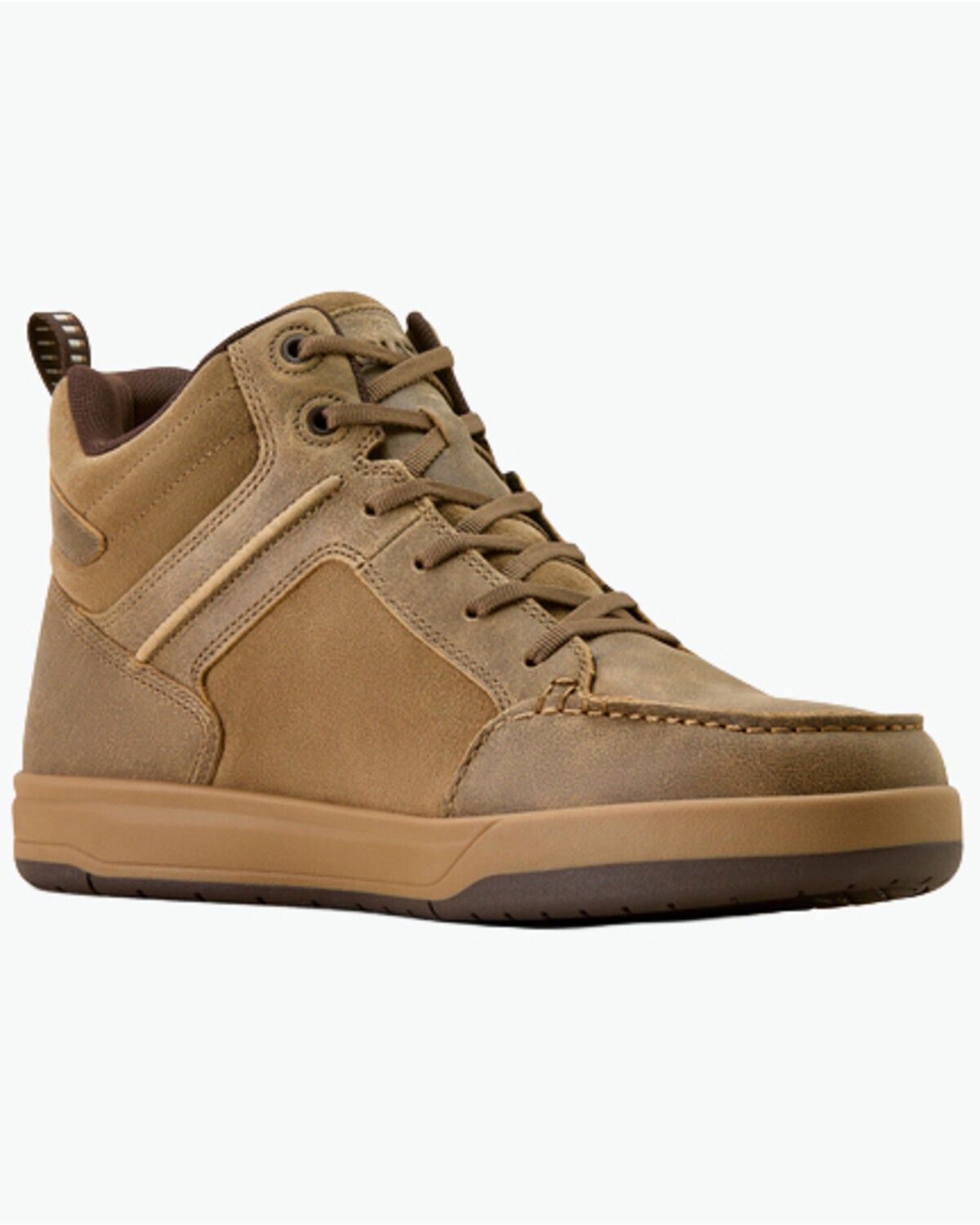 Ariat Men's Outmatch Moc Work Shoes - Composite Toe, Brown, hi-res