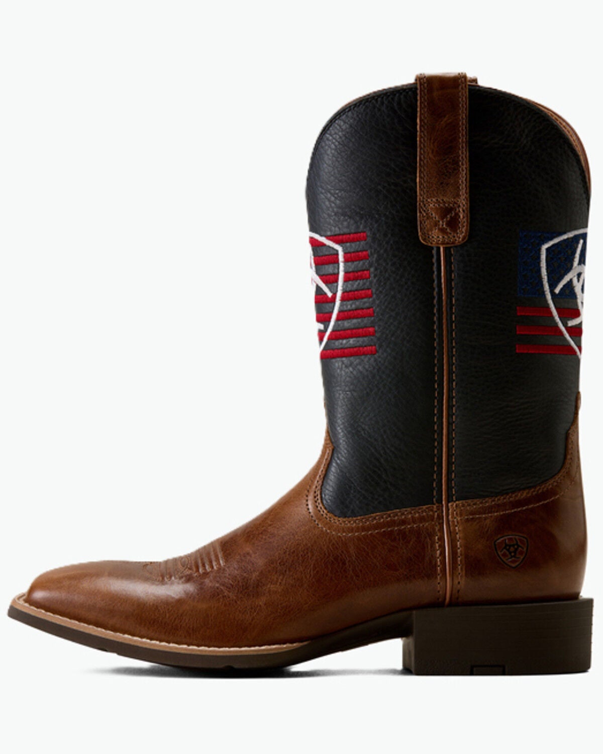 Image #2 - Ariat Men's Sport Freedom Western Boots - Broad Square Toe, Brown, hi-res