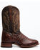 Image #2 - El Dorado Men's Handmade Caiman Back Brass Stockman Boots - Broad Square Toe, Bronze, hi-res