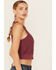 Image #2 - Free People Women's Vest Tank, Burgundy, hi-res