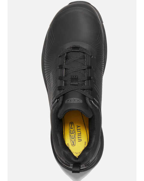 Image #3 - Keen Men's Sparta Work Shoes - Aluminum Toe, Black, hi-res