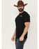 Image #4 - Smith & Wesson Men's Logo Short Sleeve Graphic T-Shirt, Black, hi-res