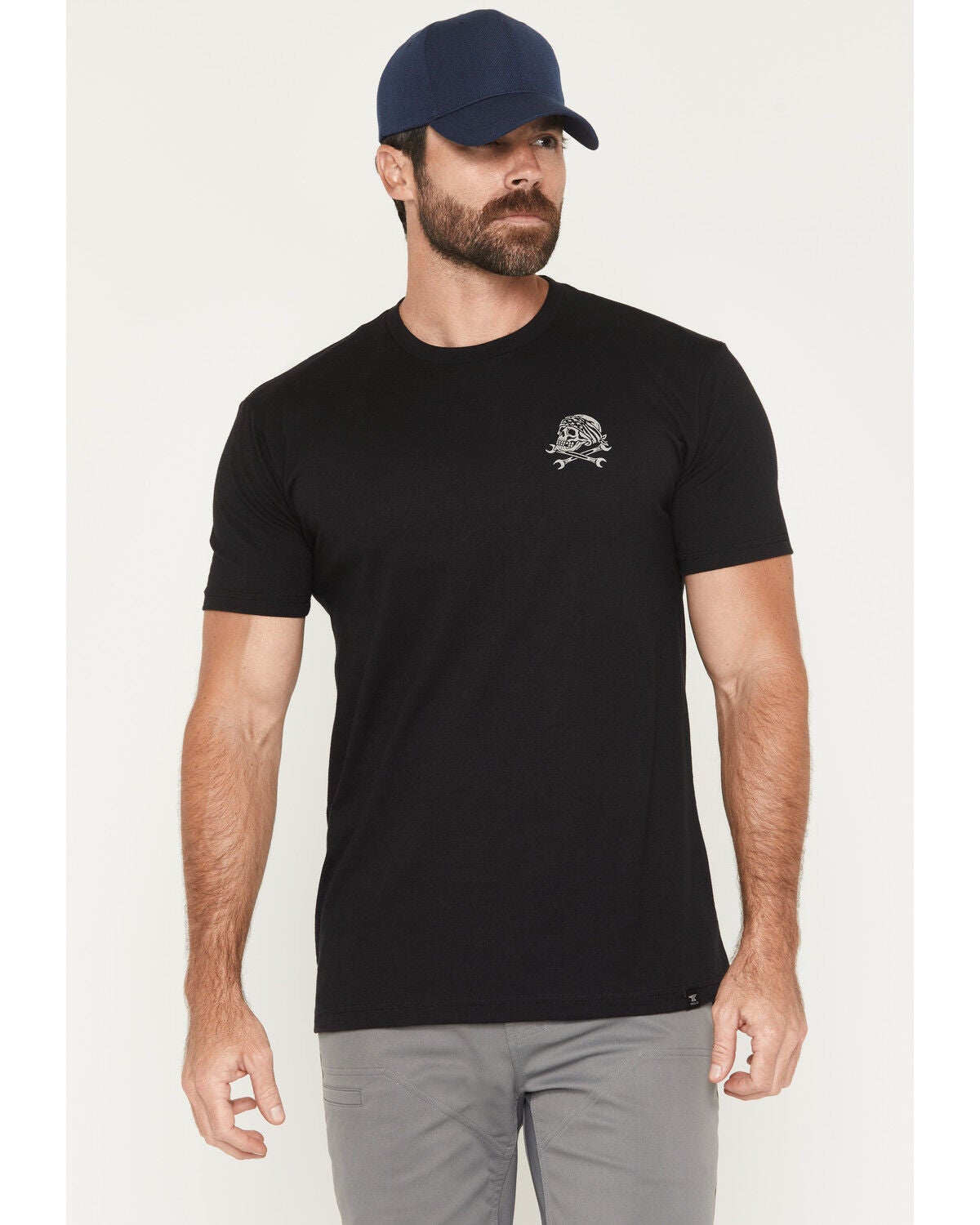 Image #2 - Troll Co Men's DHCM Pirate Short Sleeve Graphic T-Shirt, Black, hi-res