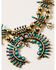 Shyanne Women's Golden Dreamcatcher Squash Blossom Bib Necklace, Gold, hi-res