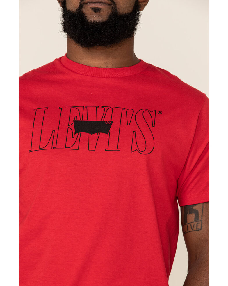 Levi's Men's Air Red Logo Graphic T-Shirt , Red, hi-res