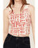 Image #3 - Idyllwind Women's Rhett The West Was Wild Graphic Rib Knit Tank, Ivory, hi-res
