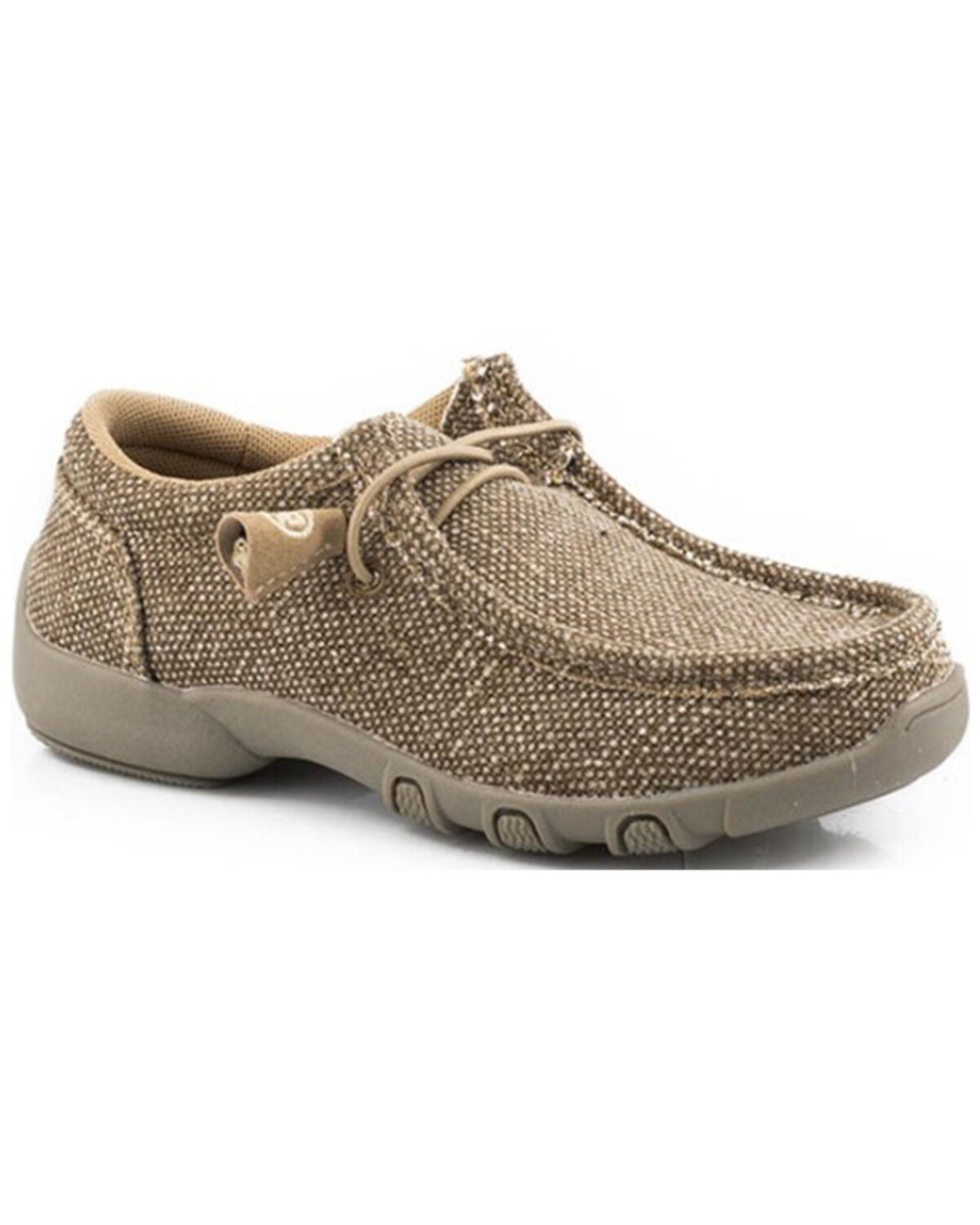 Image #1 - Roper Little Boys' Chillin Slip-On Casual Shoes - Moc Toe, Tan, hi-res