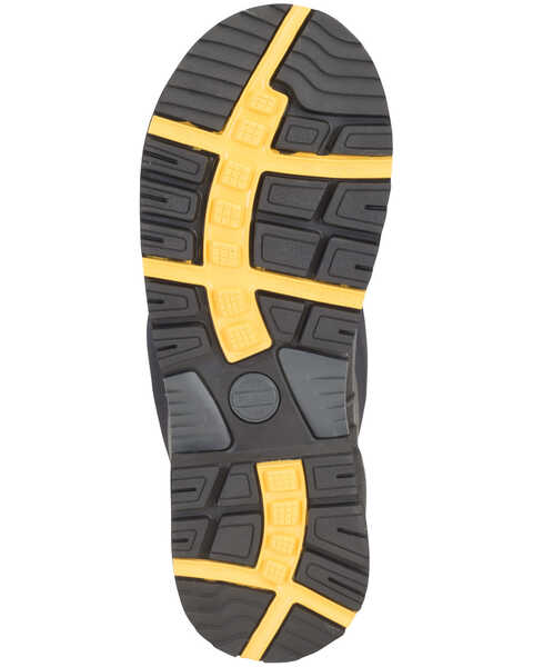 Image #7 - Dryshod Men's Adjustable Gusset Work Boots - Steel Toe, Black, hi-res