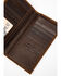 Cody James Men's Americana Leather Checkbook Wallet, Brown, hi-res