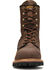 Image #4 - Carolina Men's 8" Waterproof Logger Boots - Round Toe, Brown, hi-res