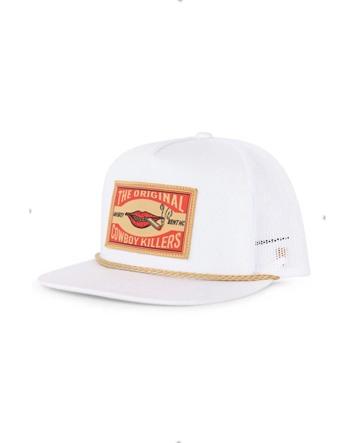 Whiskey Bent Men's Matchbox Ball Cap, White, hi-res