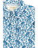Image #2 - Shyanne Infant Girls' Ruffle Sleeve Onesie, Royal Blue, hi-res
