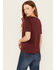 Image #4 - Shyanne Women's Moonlight and Magic Graphic Tee, Maroon, hi-res