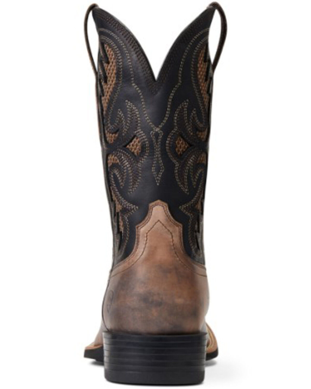 Image #3 - Ariat Men's Tally Ink Sport Frisco VentTEK Leather Performance Western Boot - Broad Square Toe, Brown, hi-res