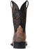 Image #3 - Ariat Men's Tally Ink Sport Frisco VentTEK Leather Performance Western Boot - Broad Square Toe, Brown, hi-res