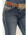 Image #2 - Rock & Roll Denim Women's Medium Wash Mid Rise Stretch Bootcut Jeans, Medium Wash, hi-res