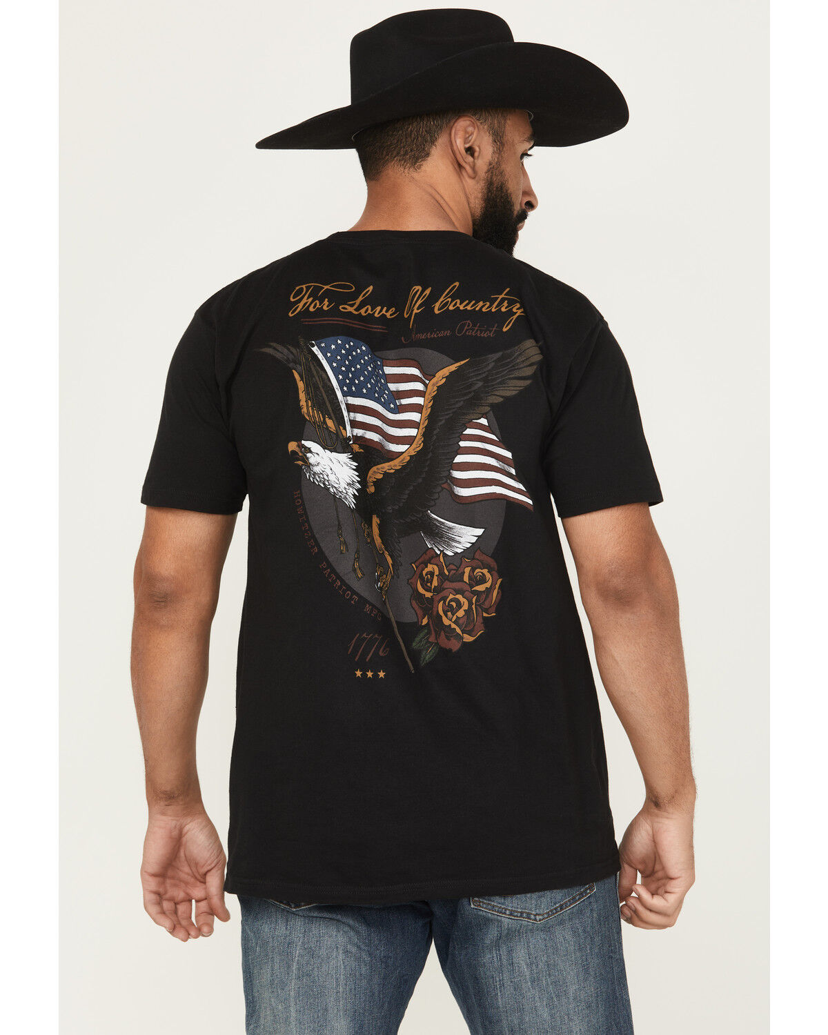 Image #1 - Howitzer Men's Sweet Land Short Sleeve Graphic T-Shirt, Black, hi-res