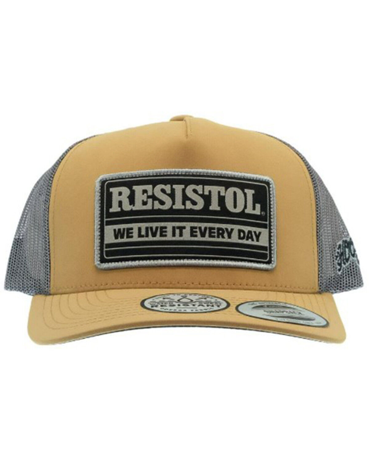 Image #2 - Hooey Men's Resistol Trucker Cap, Tan, hi-res