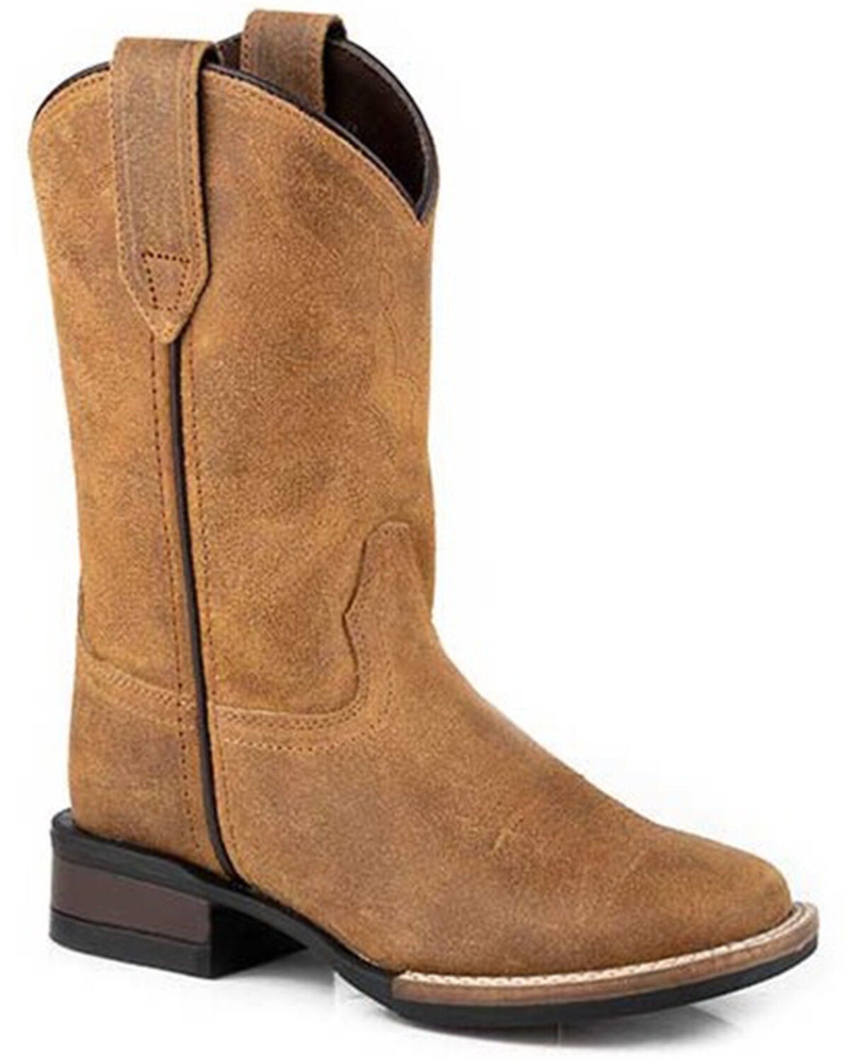 Image #1 - Roper Little Boys' Monterey Western Boots - Square Toe, Tan, hi-res