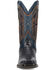 Image #4 - El Dorado Men's Nile Exotic Crocodile Western Boots - Square Toe, Blue, hi-res