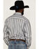 Image #4 - Panhandle Select Men's Zig Zag Print Long Sleeve Pearl Snap Western Shirt , Grey, hi-res