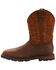 Ariat Men's Groundbreaker H20 Western Boots - Steel Toe , Dark Brown, hi-res