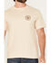 Image #3 - Brixton Men's Oath Logo Short Sleeve Graphic T-Shirt, Cream, hi-res