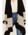 Image #3 - Shyanne Women's Cascade Fringe Border Cardigan, Black, hi-res