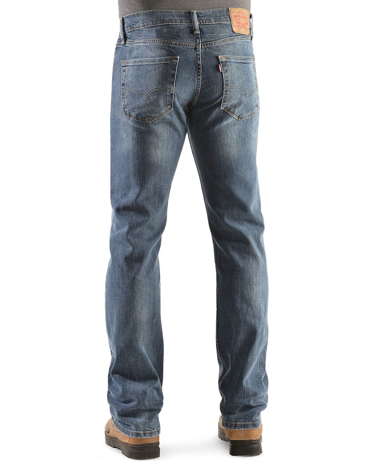 levis 527 blue stone