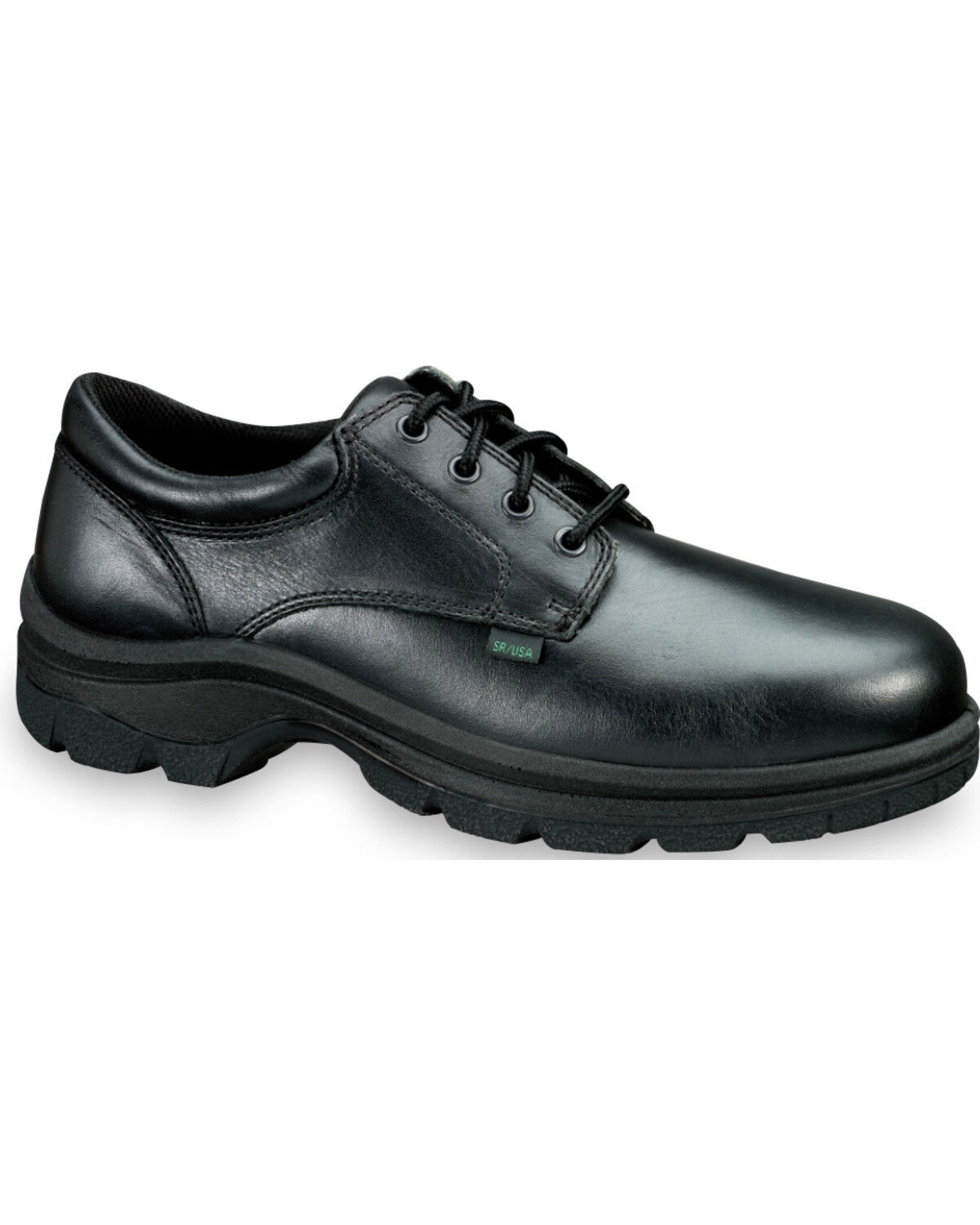 Image #1 - Thorogood Men's SoftStreets USA Postal Certified Oxfords, Black, hi-res