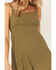 Image #3 - Cleo + Wolf Women's Mini Dress, Moss Green, hi-res