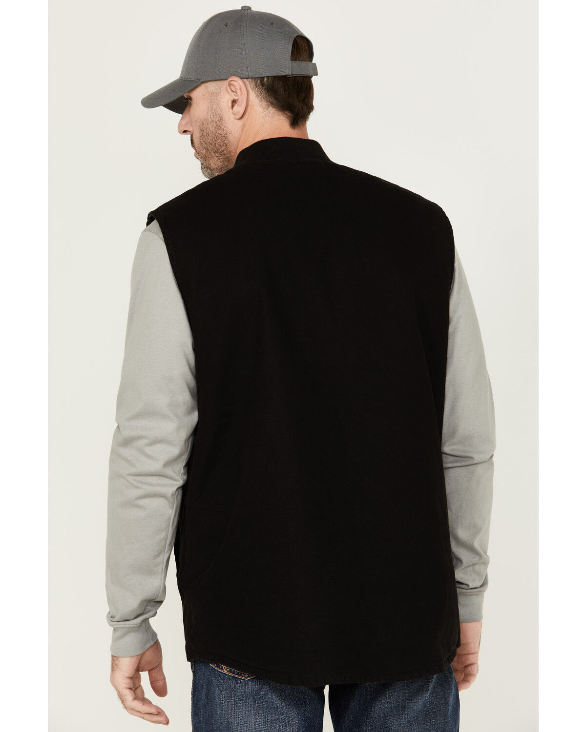 Image #4 - Hawx Men's Reversible Insulated Work Vest, Black, hi-res