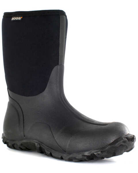 Image #1 - Bogs Men's Classic Insulated Waterproof Work Boots - Round Toe, Black, hi-res