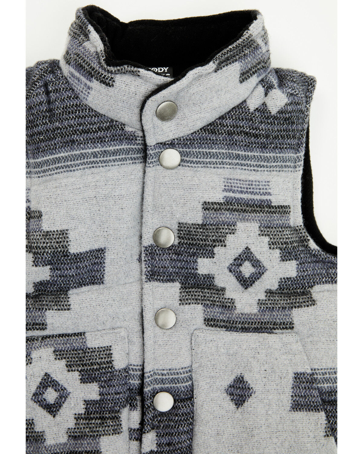 Image #2 - Cody James Toddler Boys' Sunset Reversible Puffer Vest, Grey, hi-res