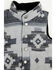 Image #2 - Cody James Toddler Boys' Sunset Reversible Puffer Vest, Grey, hi-res
