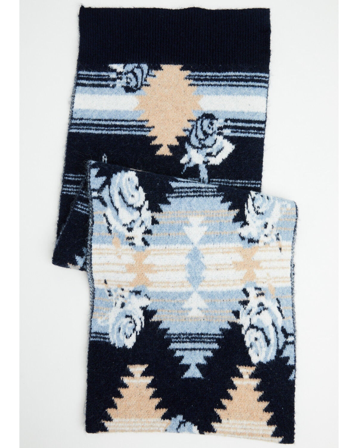 Idyllwind Women's Skyvalley Southwestern Print Scarf, Navy, hi-res