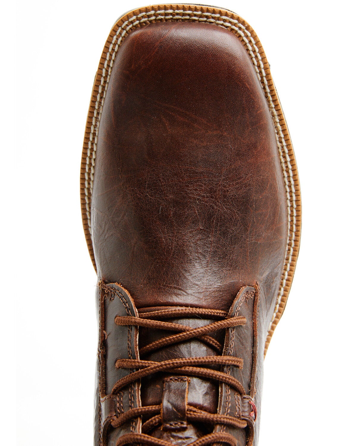 Image #6 - Twisted X Men's 6" Tech X&trade; Lace Up Casual Boots - Broad Square Toe, Brown, hi-res