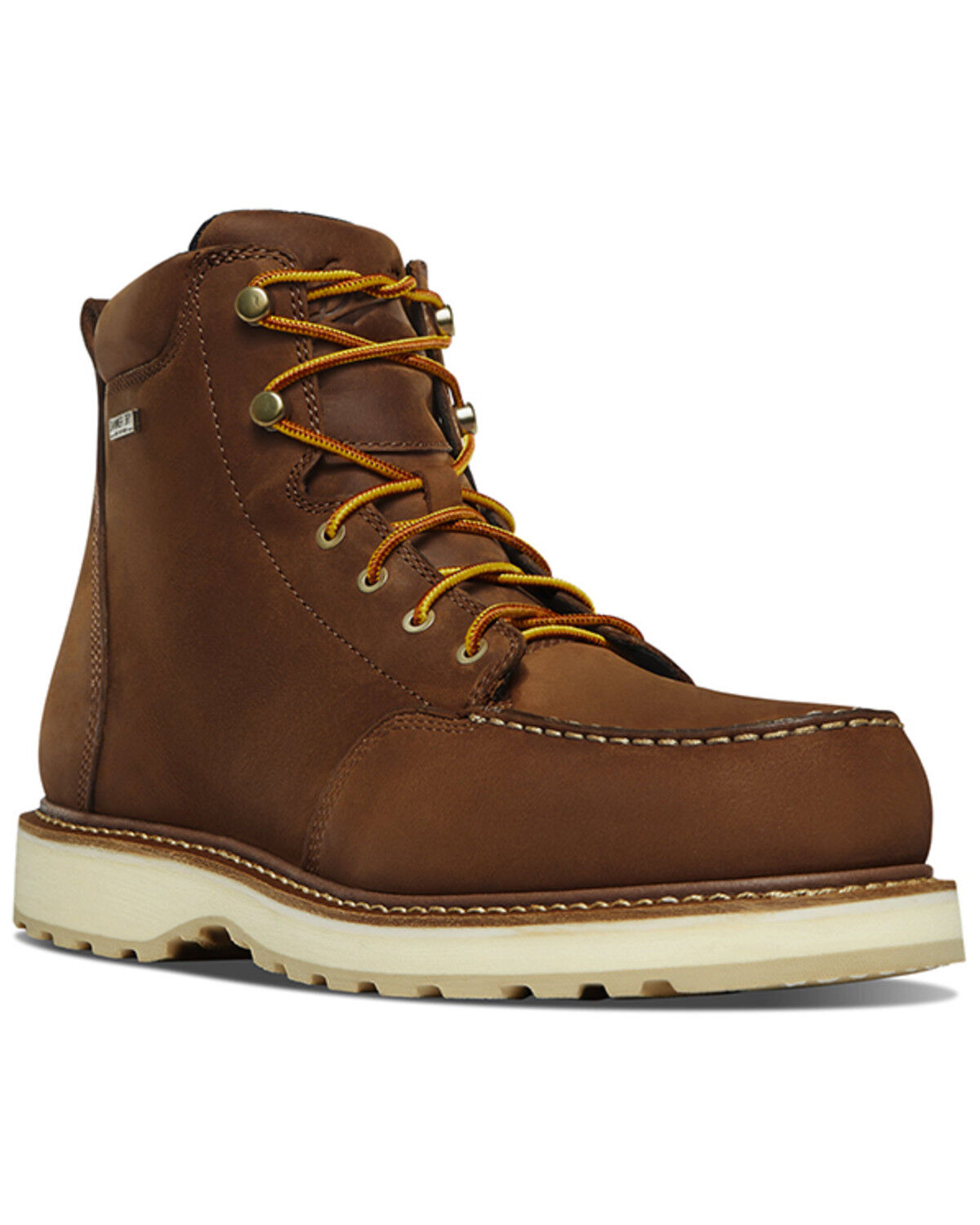 Image #1 - Danner Men's 6" Cedar River Moc Work Boots - Soft Toe, Brown, hi-res