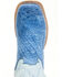 Image #6 - El Dorado Men's Exotic American Alligator Western Boots - Broad Square Toe, Blue, hi-res