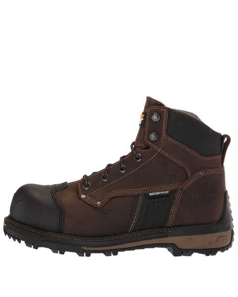 Image #2 - Carolina Men's Maximus 2.0 Work Boots - Composite Toe, Dark Brown, hi-res