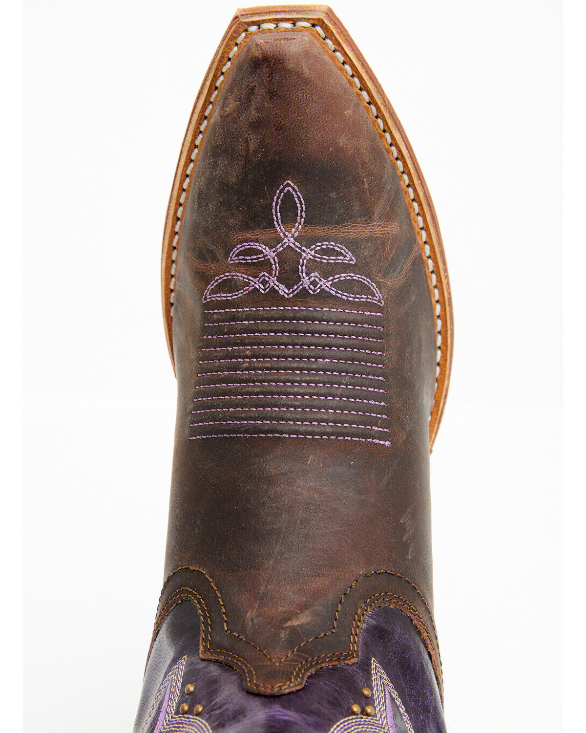 Image #6 - Laredo Women's Larissa Performance Western Boots - Snip Toe, Purple, hi-res