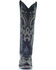 Image #5 - Corral Women's Tall Studded Overlay & Crystals Western Boots - Snip Toe, , hi-res