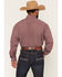 Image #4 - Cinch Men's Geo Print Long Sleeve Button-Down Stretch Western Shirt, Pink, hi-res