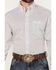 Image #3 - Wrangler Men's Geo Print Long Sleeve Button-Down Stretch Western Shirt, White, hi-res