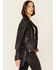 Image #4 - Mauritius Leather Women's Grey Saddy Studded Leather Moto Jacket , , hi-res